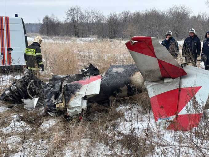 Опубликован момент падения легкомоторного самолета в Нижегородской области