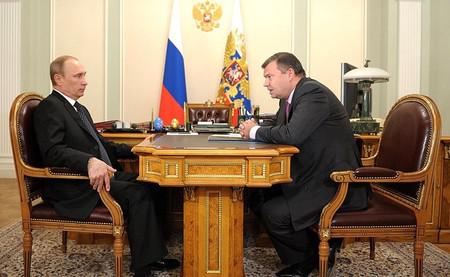 Владимир Путин и Андрей Бокарев Владимир Путин и Андрей Бокарев